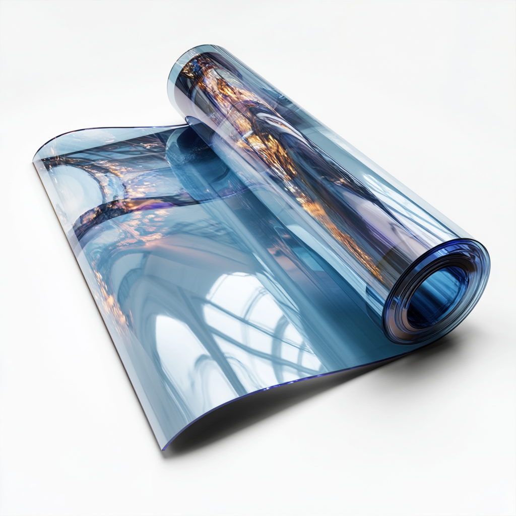 Гибкое стекло прозрачное, 2,0мм*1,2м*20м